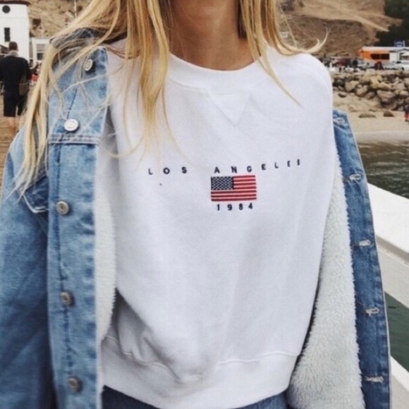Brandy Melville Tops - RARE BRANDY MELVILLE😍 Los Angeles Sweatshirt